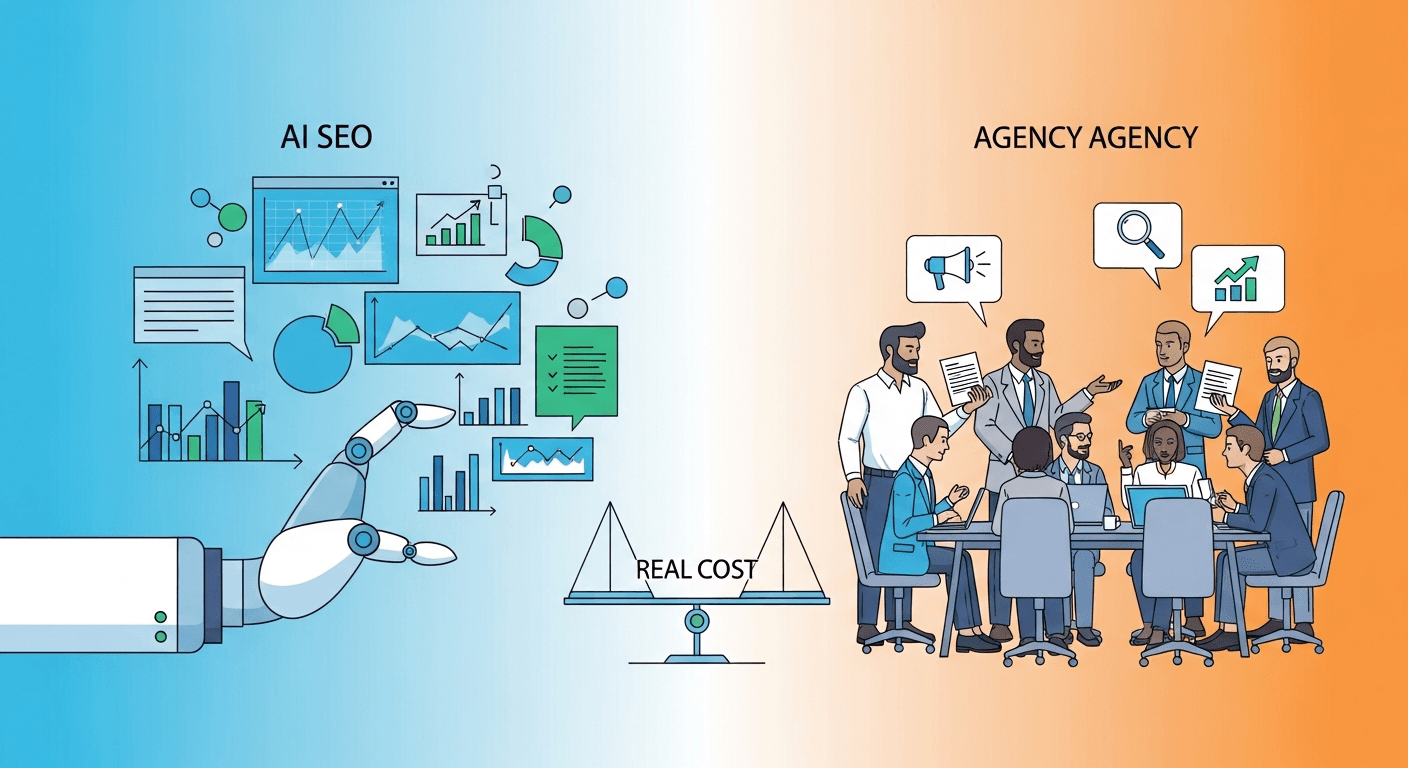AI SEO vs. an SEO Agency: The Real Cost for SMBs