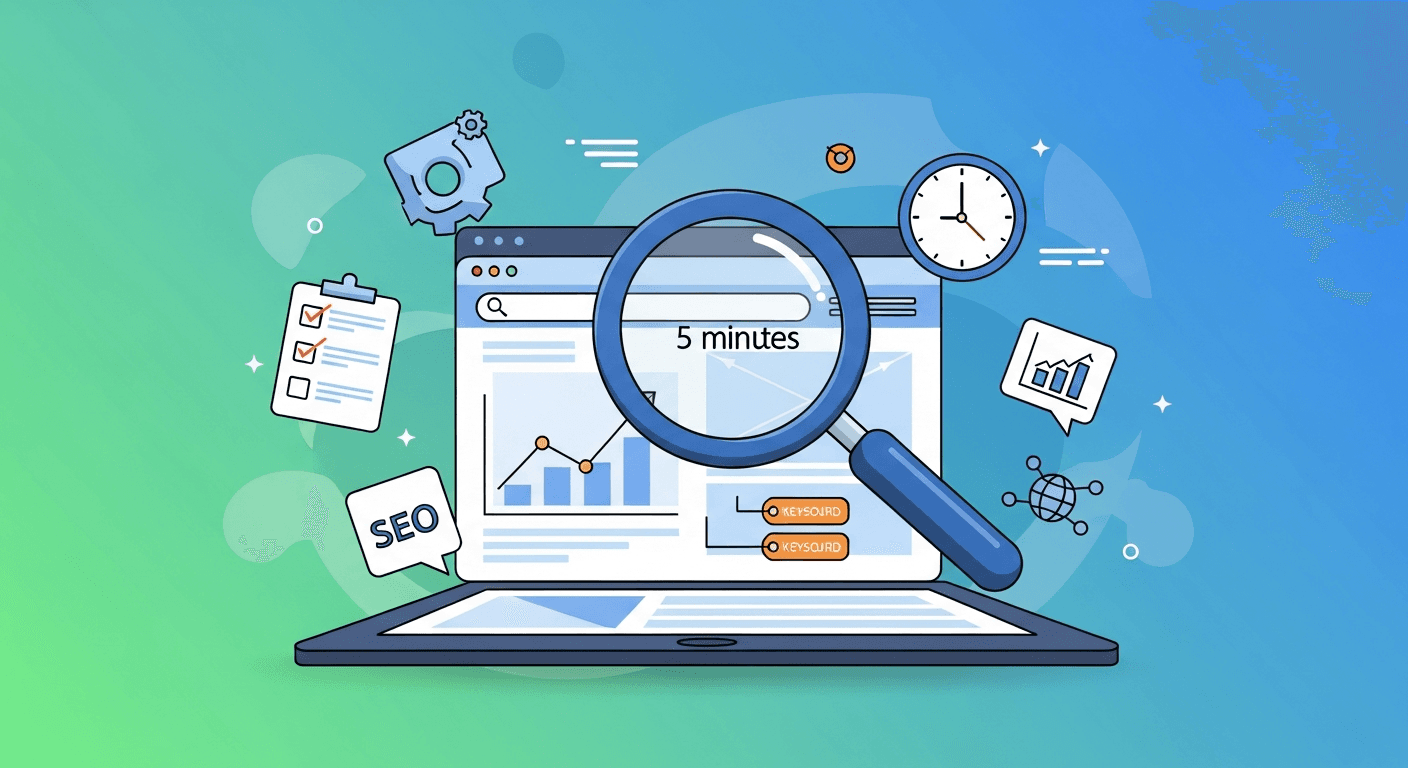 Audit SEO gratuit : comment vérifier votre site en 5 minutes